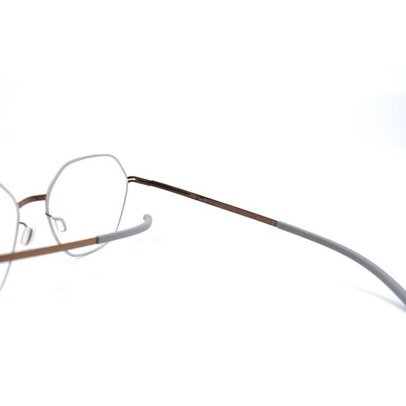 NEW IC! BERLIN HALNY WHITE COPPER AUTHENTIC EYEGLASSES FRAME - Picture 11 of 14